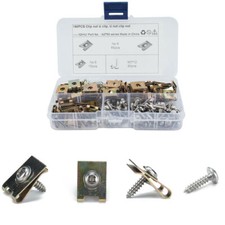 160pcs Assorted Spire Clips U