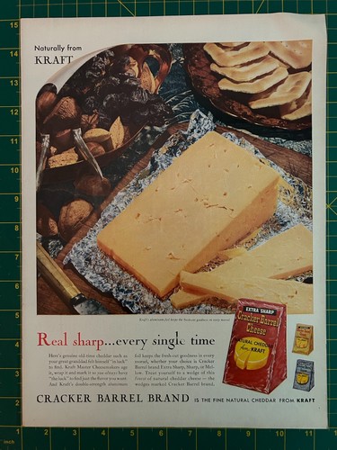 1958 vintage cracker barrel - cracker,