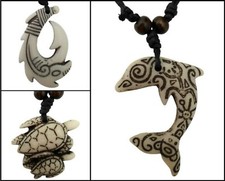 HAWAIIAN Yak Bone Style Carved