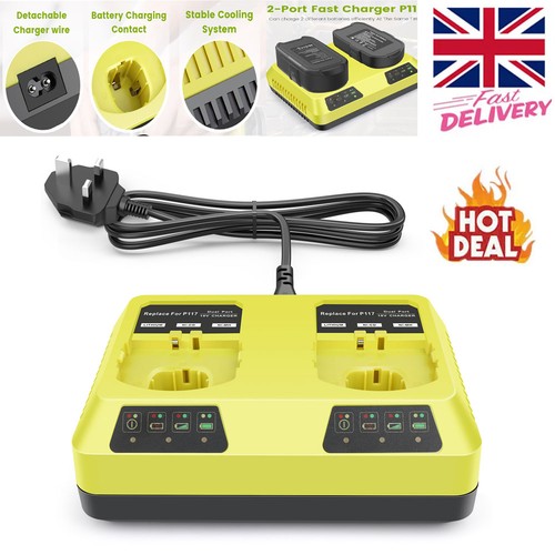 Dual fast charger ryobi - fast,