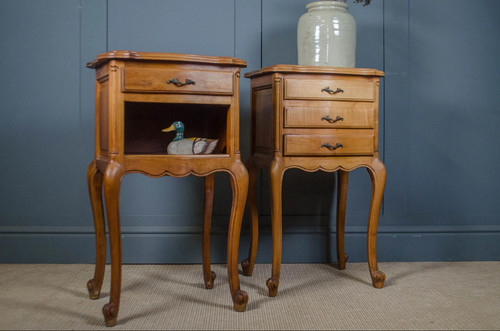 Pair french antique wood - of,