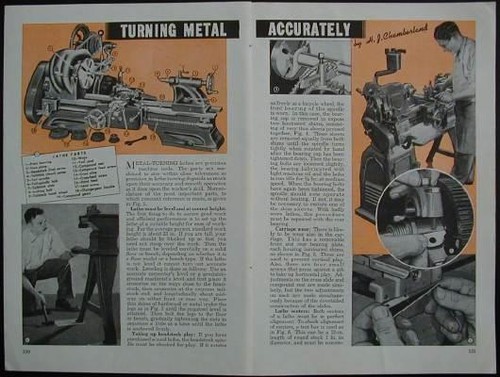 Metal lathe turning - metal,