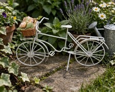 Vintage White Metal Decorative