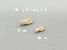9ct Yellow Gold Bail 5.6mm 6mm