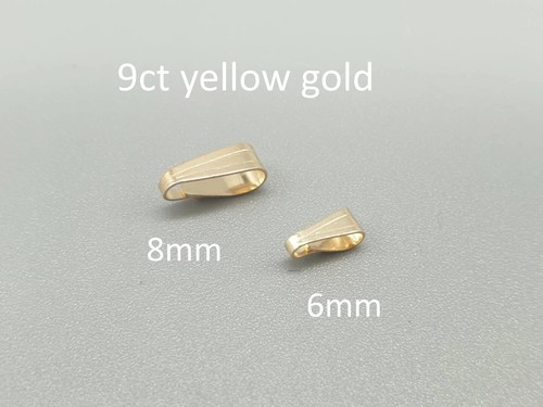 9ct yellow gold bail - gold,