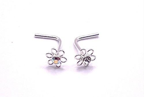 Flower nose stud - 4, mm