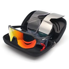 UV400 100% S2 Cycling Glasses Road Bike Goggles 3Lens Polarized Sunglasses**