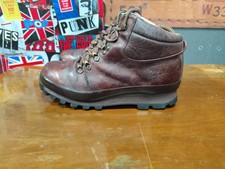 Chris Brasher Hillmaster GTX Brown Vintage Leather Walking Hiking Boot Size UK 6