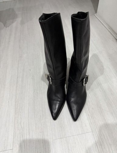 Zara women leather cowboy - women's,