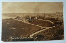 ALNMOUTH, NORTHUMBERLAND - VINTAGE POSTCARD 1921 ALNMOUTH S.O. cancel