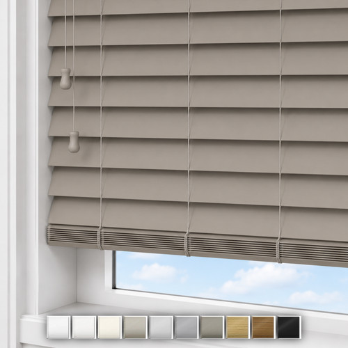 Faux wood venetian blinds - venetian,