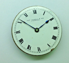 Thomas Russell Fob Watch Movement - 29.8 mm Diameter- Restoration / Repair