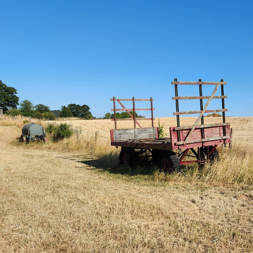 Hay trailer base for - hay,