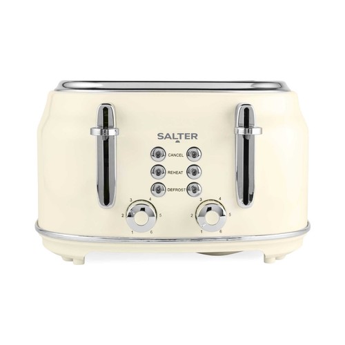Salter retro slice toaster - salter, 4-slice