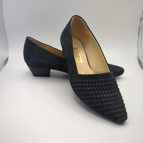 Gabor navy suede pointed - , toe