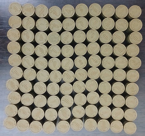 100 printed oil drums - 100,
