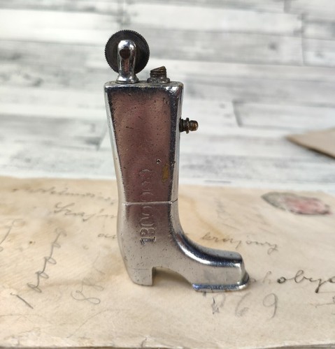 Vintage brass petrol lighter - brass,