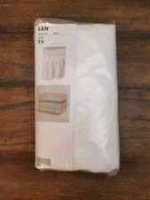 Ikea Len White Baby Bed Crib
