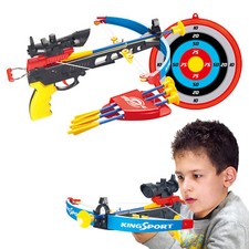 Kids Crossbow Set With Arrows Target Infrared Toy Gun Archery Boys Shooting Game