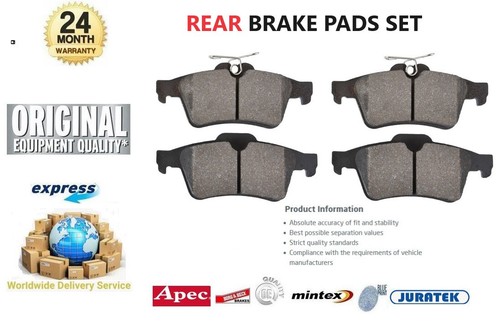 Rear axle brake pads set - brake,