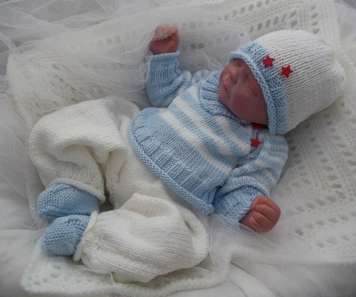 Baby knitting pattern 46 - baby, dk