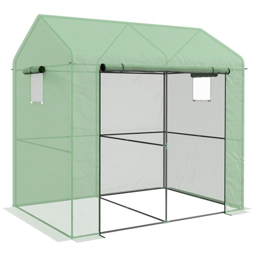 Outsunny walk green house - outsunny, walk-in
