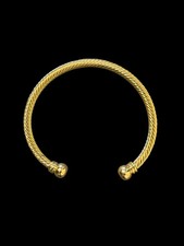 Women 9ct Gold Twisted Torque