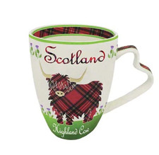 Scottish Tartan Highland Cow