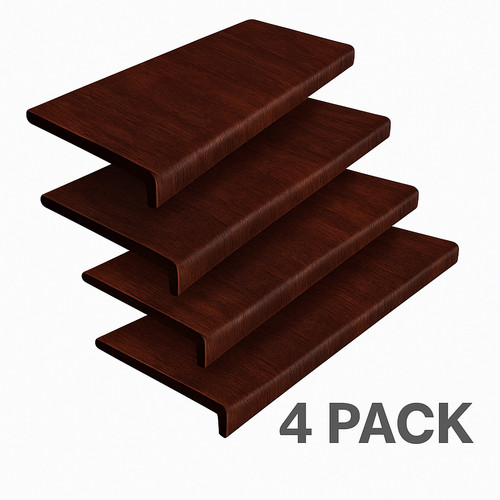 Rosewood upvc capping - rosewood, 2m