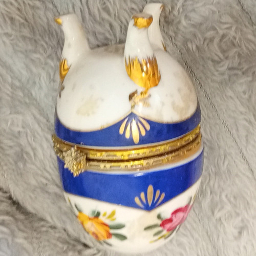 Hand painted floral porcelain - hand,