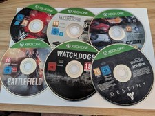 Xbox One 6 Disc Bundle - Watch Dogs Destiny Battlefield Star Wars Crew Wwe 