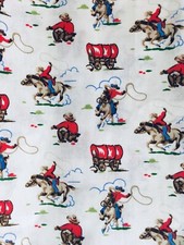 Cath Kidston Mini Cowboy Wild West Cotton Haberdashery Fabric New Assorted Sizes