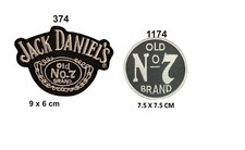Jack Daniels Whiskey Old N7 Brand Iron On Sew On Embroidered Jacket Jeans patch