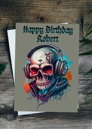 Gothic birthday card - gothic,