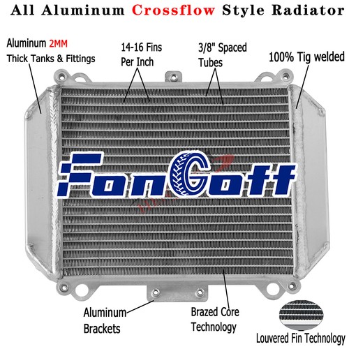Aluminium radiator fit - fit, 94-04