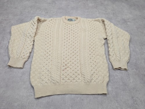 Vtg aran crafts jumper mens - jumper, l