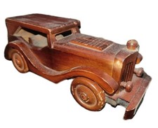 Wooden Car Hand-Made Ford V8 model 18 (1932) Long 25cm