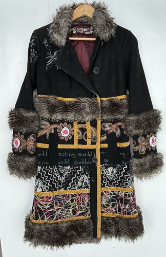 Desigual patchwork faux fur - desigual,