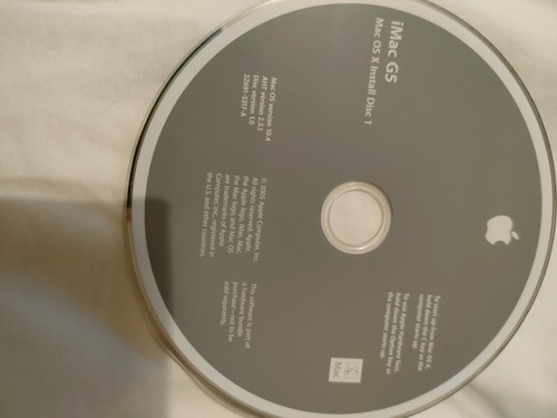 Installation discs for imac - installation,