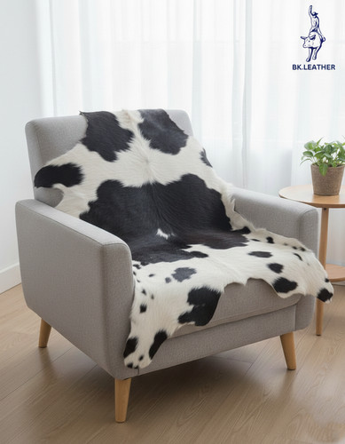 Real goat rugs - tricolor, 100%