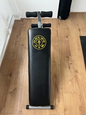 SIT-UP FITNESS BENCH GOLDS GYM