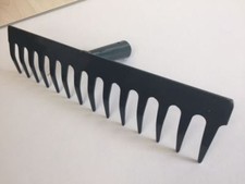 Metal garden rake head lawn
