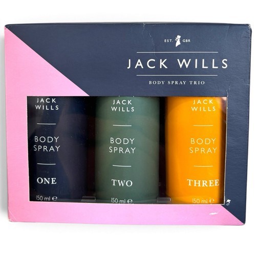 Jack wills body spray trio - wills,