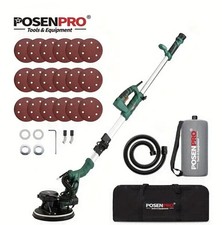 POSENPRO Drywall Sander, 810W 7A Electric Drywall Sander with Vacuum Auto Dust