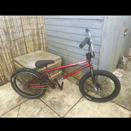 Bmx bike 20in - 20in, red/black