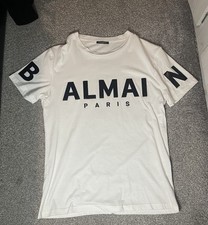 White Balmain Paris Tee - Size