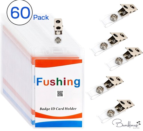 Pack clear badge card - 60,