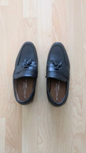 Boys black smart - smart, leather
