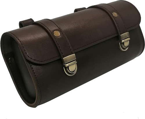 Bike handlebar leather bags - handlebar,