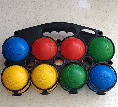 Plastic pétanque boules set - plastic,